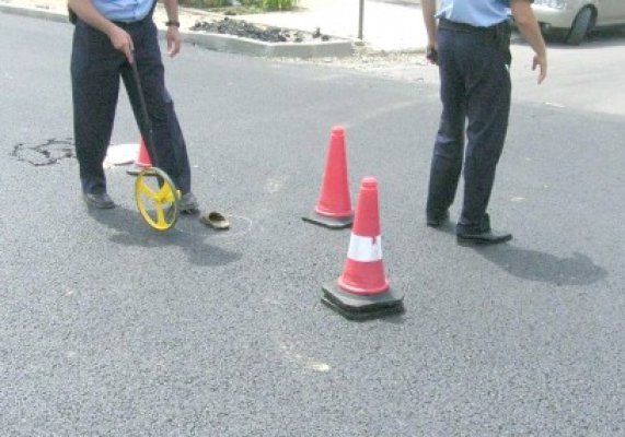 Trei maşini avariate în urma unui accident rutier